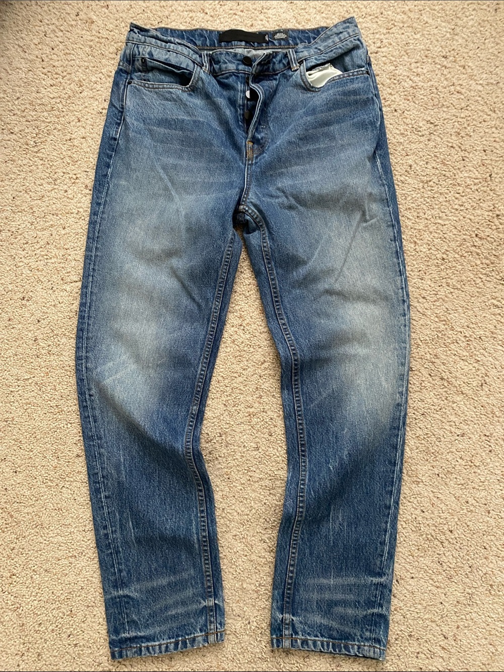 Denim X Wang 003 Jeans. Alexander Wang. 28. Made in USA.